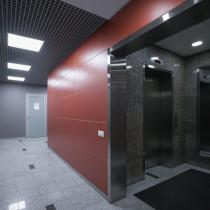 Вид главного лифтового холла Особняк «г Москва, Гранатный пер., 12»